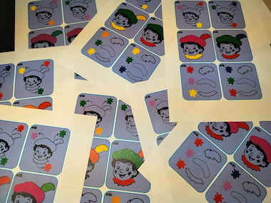 Lesmateriaal Nalegkaarten pietje kleur van auteur Jeti Creations slide 4