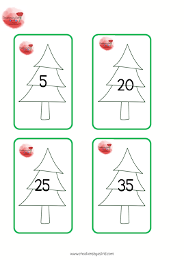 Lesmateriaal Kerst reken beweeg met de  tafels van 2, 3 en 5 van auteur Creations by Astrid slide 2