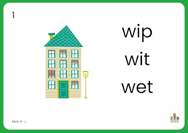 lesmateriaal Wat mist er? kern 4 maan en zon bewegend leren van auteur de beweegjuf