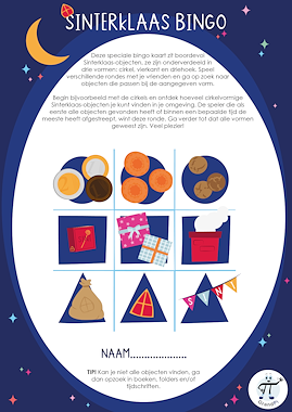 Lesmateriaal GrandPi - Sinterklaas BINGO van auteur GrandPi slide 2