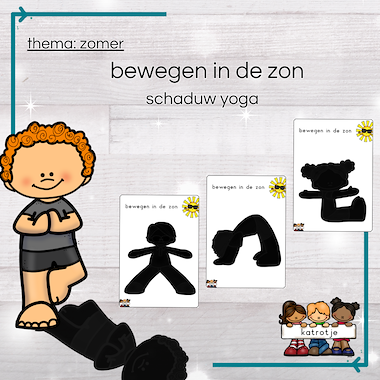lesmateriaal bewegen in de zon van auteur katrotje