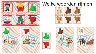 Lesmateriaal Sint - sprekende muur - rijmen van auteur Little Play Friends slide 3