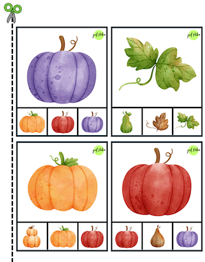 Lesmateriaal Telspelletjes Herfst van auteur Juf Nika slide 3