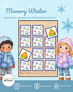 Lesmateriaal Winter - Bundel - Verliefde harten van auteur De klas van juf Laura slide 2