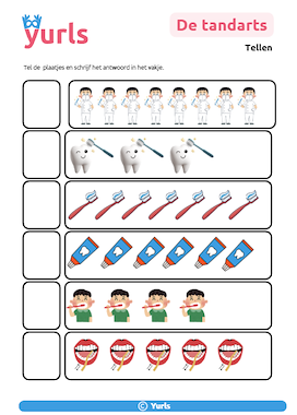 Lesmateriaal Werkboekje De tandarts van auteur Yurls slide 2