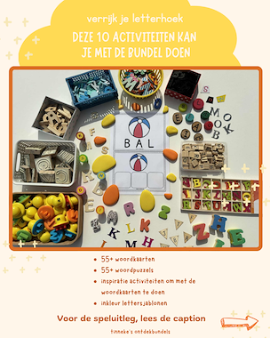Lesmateriaal Spelen met 3 letter woorden!  van auteur Tinnekes ontdekbundels