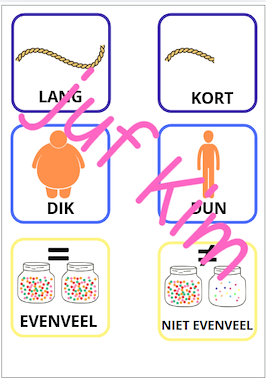 Lesmateriaal Sprekende pictowand/muur: woordkaarten wiskunde van auteur Juf KimW slide 2