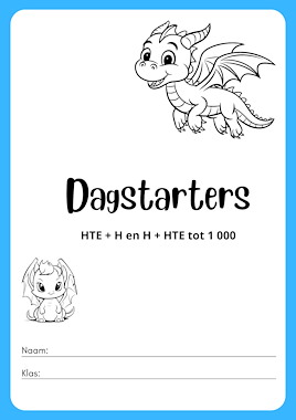 Lesmateriaal Dagstarters HTE + H en H + HTE tot 1 000 van auteur Speelwijs