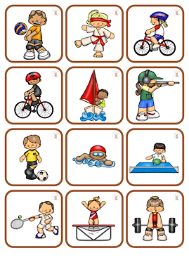 Lesmateriaal Memory thema sport van auteur Little Play Friends slide 3