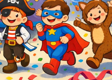 Lesmateriaal Praatplaat carnaval + woordkaarten van auteur Juf Xante slide 3