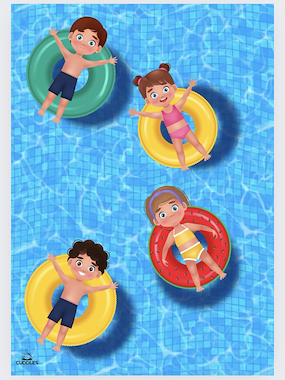 Lesmateriaal Bewegend leren rekenen zomer / vakantie kleuters  van auteur Cuddlesndcoffee