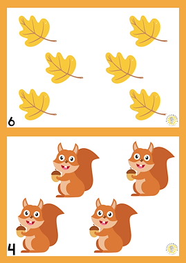 Lesmateriaal Bewegend leren: herfstspeurtocht - EVENVEEL van auteur Kleutertalent slide 3