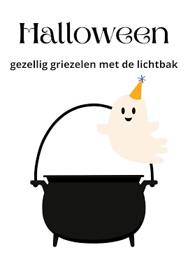 Lesmateriaal Halloween: gezellig griezelen met de lichtbak van auteur Yoga Mandy