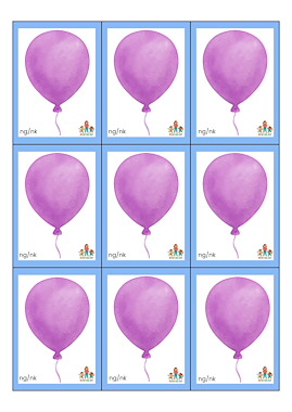 Lesmateriaal Ballonnen ng/nk woorden lampje van auteur de beweegjuf slide 4