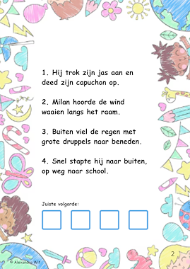 Lesmateriaal Ontcijfer het verhaal van auteur Alexandra Wit slide 2