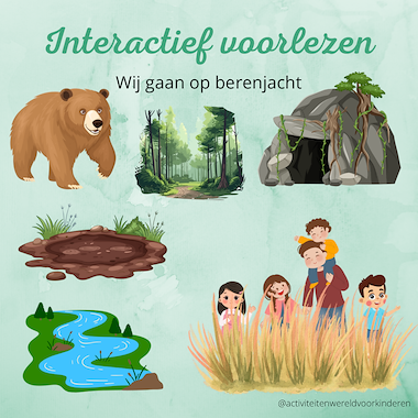 Lesmateriaal Wij gaan op berenjacht - Interactief voorlezen van auteur Nanny Melissa