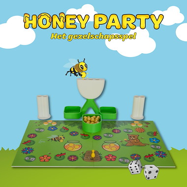 Lesmateriaal Honey Party met lineair getalbeeldkaarten van auteur Lucia Bytebier slide 4