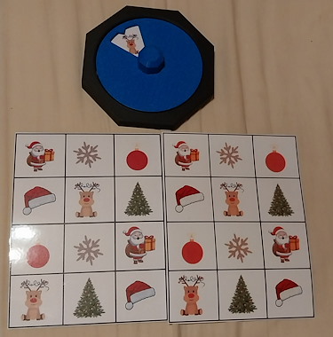 Lesmateriaal c-spinner kerst  van auteur Juf Emma Merchie slide 2