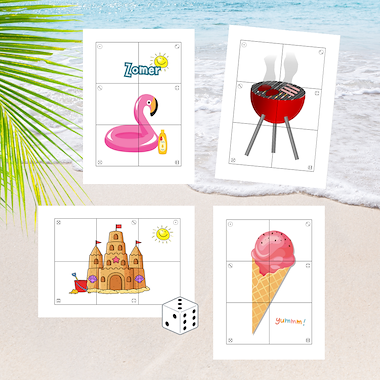 Lesmateriaal Aftelkalender zomervakantie van auteur Thuisfuif slide 2
