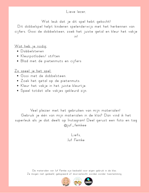 Lesmateriaal Thema Sint: Dobbel & kleur van auteur Juf Femke slide 2