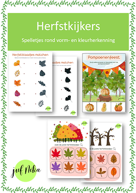 Lesmateriaal Herfstkijkers van auteur Juf Nika