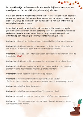 lesmateriaal Mijn Sinterklaas werkboekje van auteur Juf_Cynthia_