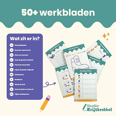 Lesmateriaal Themabundel Winter: Essentials | Werkbladen en Woordkaarten van auteur Studio Krijtkrabbel slide 2