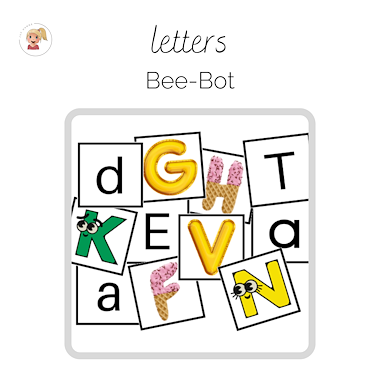 Lesmateriaal Letters - Bee-Bot van auteur Juf Hanne_