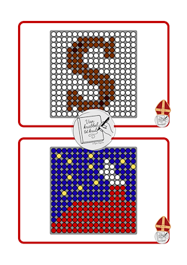 Lesmateriaal Patronen Sinterklaas van auteur Van krabbel tot krul slide 2