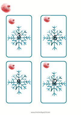 Lesmateriaal winters bewegen tafel van 3 en 7 van auteur Creations by Astrid slide 2