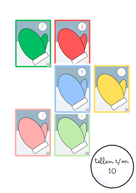 Lesmateriaal Tel en rol de sneeuwballen van auteur Van krabbel tot krul slide 3