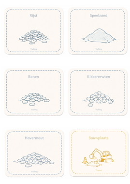 Lesmateriaal Kies en Speel Inspiratiekaartjes voor sensorisch spel van auteur SB Speelplezier slide 2