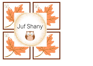 Lesmateriaal Memory pootafdrukken herfst van auteur Juf Shany slide 2