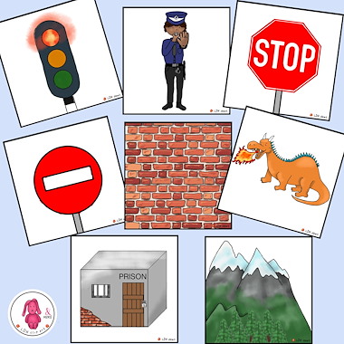 Lesmateriaal FREEBIE Bee-Bot®, blokkeer de Bee-Bot® van auteur LDN Clipart slide 2