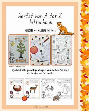 Lesmateriaal Spelen met herfstcijfers  van auteur Tinnekes ontdekbundels