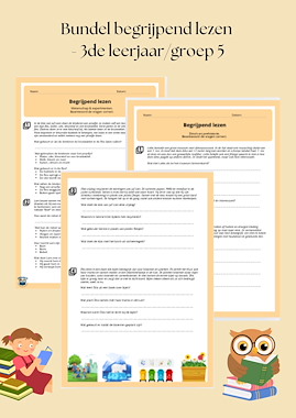 Lesmateriaal Begrijpend lezen 3de leerjaar/groep 5 van auteur Speelwijs