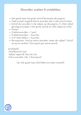 Lesmateriaal Woorden zoeken en ontdekken van auteur Alexandra Wit slide 2
