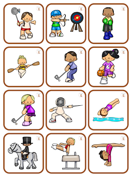 Lesmateriaal Memory thema sport van auteur Little Play Friends slide 2