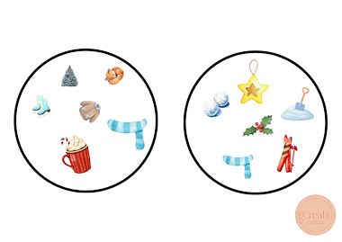 Lesmateriaal Dobble: winter van auteur CreaLi slide 4