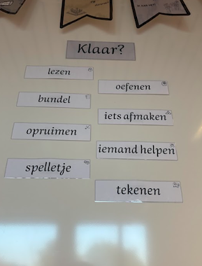 Lesmateriaal Wandplaat: Sneller klaar? Wat nu doen... van auteur JufkeSarah slide 2