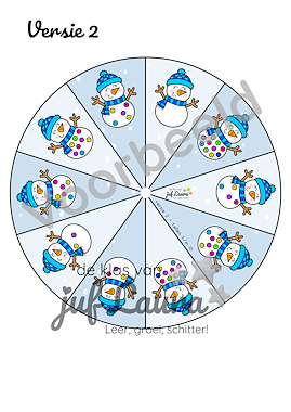 Lesmateriaal Winter - Ikea rad - Tellen t/m 10 van auteur De klas van juf Laura slide 2