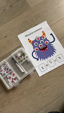 Lesmateriaal Monster sommen van auteur samensterkleren slide 2