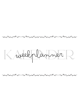 Lesmateriaal Weekplanner voor leerkrachten van auteur JufkeSarah