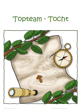 Lesmateriaal Topteamtocht - Kevin naar Italië, Griekenland en Spanje van auteur Lessen en Illustraties Elles