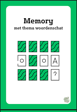 Lesmateriaal Memory huisdieren van auteur JufMyrthe