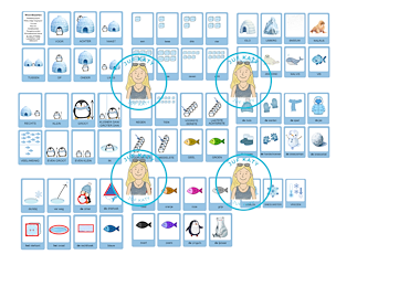 Lesmateriaal Thema winter : woordkaarten( BLOKLETTERS/leesletters lidwoor van auteur Juf Katy slide 2