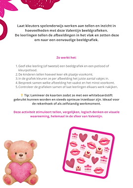 Lesmateriaal Valentijn Beeldgrafieken – Tellen & Vergelijken voor Kleuter van auteur Juf_C slide 2