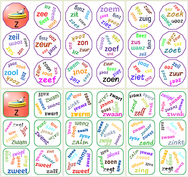 Lesmateriaal Dobble z woorden van auteur Janet Baptist slide 2