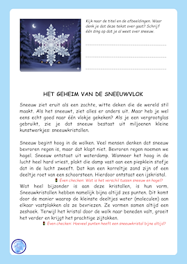 Lesmateriaal Begrijpend lezen - De wondere winterwereld (groep 5) van auteur Alexandra Wit slide 2