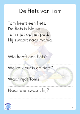 Lesmateriaal Begrijpend Lezen - Korte teksten met vragen (groep 3) van auteur Alexandra Wit slide 3